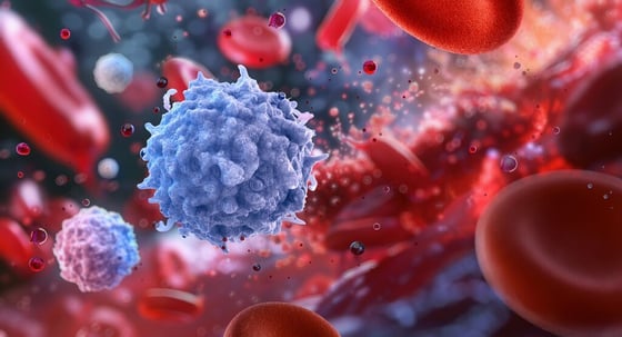 5622_Adaptive immune system, showcasing T-cells, B-cells, NK cells