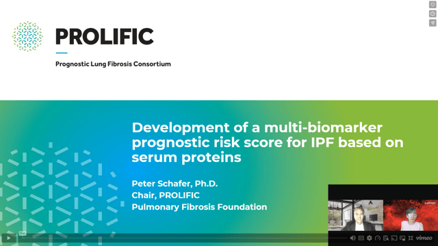 Development of a Multi-biomarker Prognostic Risk Score for IPF Based on Serum Proteins